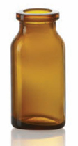 15 ml injectieflacon, amber, type 3 geblazen glas